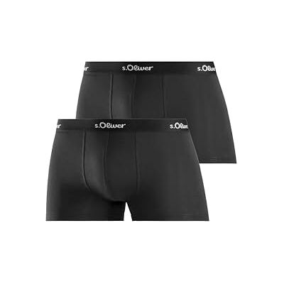 s.Oliver Lot de 2 boxers pour homme, 2 x noir., M s.Oliver Lot de 2 boxers pour homme, 2 x noir., M