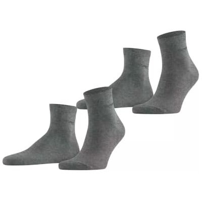 ESPRIT homme Basic Uni 2-Pack chaussettes respirantes coton sans motif résistantes douces sur la peau multipack 2 paires ESPRIT homme Basic Uni 2-Pack chaussettes respirantes coton sans motif résistantes douces sur la peau multipack 2 paires