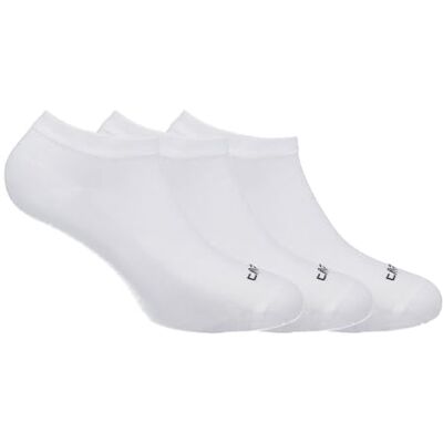 CMP Inconnu Bamboo Invisibile Sock Tripack Chaussettes Homme, Blanc, 39-42 EU CMP Inconnu Bamboo Invisibile Sock Tripack Chaussettes Homme, Blanc, 39-42 EU