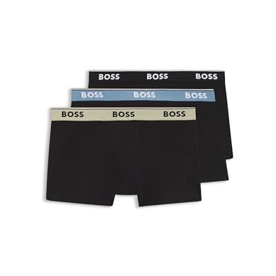 Boss Boxer pour homme Lot de trois sous-vêtements pour homme, ceinture élastique, tissu extensible doux, coupe confortable, pack basique Boss Boxer pour homme Lot de trois sous-vêtements pour homme, ceinture élastique, tissu extensible doux, coupe confortable, pack basique
