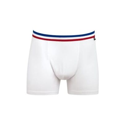 Trigema Sous-vêtement pour homme, Blanc, bleu marine, XXL Trigema Sous-vêtement pour homme, Blanc, bleu marine, XXL
