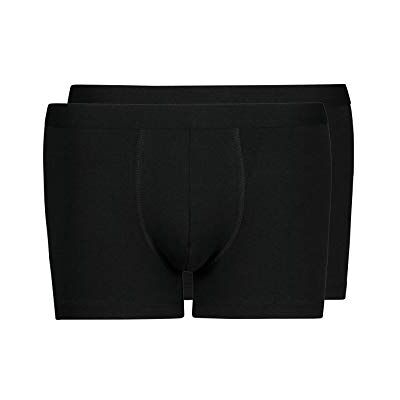 Huber Boxer (Pack de 2) pour homme, Noir (Schwarz 7665), XL Huber Boxer (Pack de 2) pour homme, Noir (Schwarz 7665), XL
