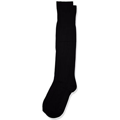 POMPEA Microfibre Genou Chaussettes (Paquet de 3) Homme, Noir (noir 0071)., Large-X-Large POMPEA Microfibre Genou Chaussettes (Paquet de 3) Homme, Noir (noir 0071)., Large-X-Large