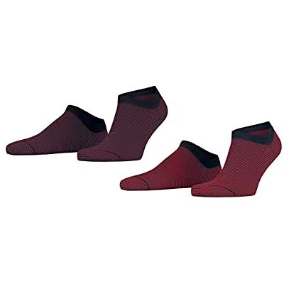 ESPRIT homme Fine Stripe 2-Pack socquettes respirantes durables biologiques coton chaussettes basses renforcées extra-douces sur la peau motif fantaisie rayé multipack lot de 2 paires ESPRIT homme Fine Stripe 2-Pack socquettes respirantes durables biologiques coton chaussettes basses renforcées extra-douces sur la peau motif fantaisie rayé multipack lot de 2 paires
