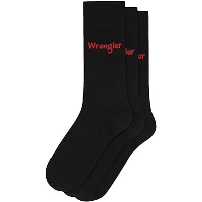Wrangler Coull (pack de 3) Homme, Noir, 43-46 EU Wrangler Coull (pack de 3) Homme, Noir, 43-46 EU