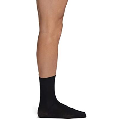 POMPEA Chaussette Courte (Lot de 2) Homme, Noir, Small-Medium POMPEA Chaussette Courte (Lot de 2) Homme, Noir, Small-Medium