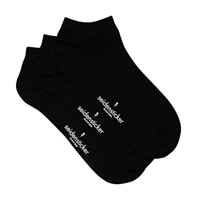 seidensticker Sneaker Socken Chaussettes Homme, Schwarz, Schwarz seidensticker Sneaker Socken Chaussettes Homme, Schwarz, Schwarz