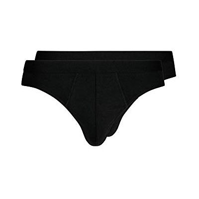 Huber Slip (Lot de 2) Homme, Noir (7665)., S Huber Slip (Lot de 2) Homme, Noir (7665)., S