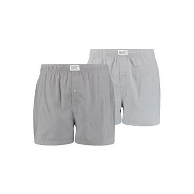 Levi's Boxer sous-vêtement (Lot de 2) Homme, Gris, L Levi's Boxer sous-vêtement (Lot de 2) Homme, Gris, L