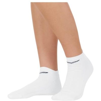 Trigema Herren Kurzschaft-socken Doppelpack Chaussettes de Sport (Lot de 2) Homme, Blanc (001), 28 W/28 L Trigema Herren Kurzschaft-socken Doppelpack Chaussettes de Sport (Lot de 2) Homme, Blanc (001), 28 W/28 L