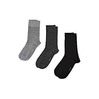 ESPRIT Solid Mix 3-Pack M SO coton lyocell unies lot de 2 paires, Chaussettes Homme, Multicolore (Sortiment 0010), 39-42 ESPRIT Solid Mix 3-Pack M SO coton lyocell unies lot de 2 paires, Chaussettes Homme, Multicolore (Sortiment 0010), 39-42