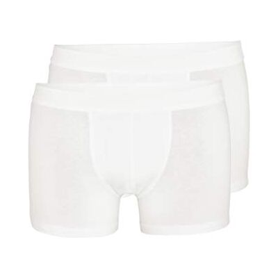 Lovable LVB Stretch Cotton Boxer (pack de 2) Homme, Blanc (blanc 003)., L Lovable LVB Stretch Cotton Boxer (pack de 2) Homme, Blanc (blanc 003)., L