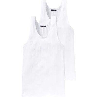 Schiesser Veste 0/0 (Lot de 2) Maillot de corps Homme Schiesser Veste 0/0 (Lot de 2) Maillot de corps Homme