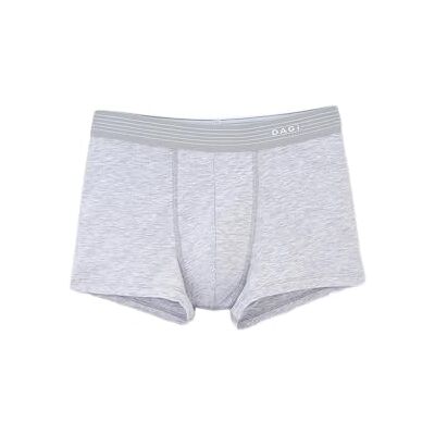 Dagi Boxer en coton pour homme, gris chiné, 2XL, gris, XXL Dagi Boxer en coton pour homme, gris chiné, 2XL, gris, XXL