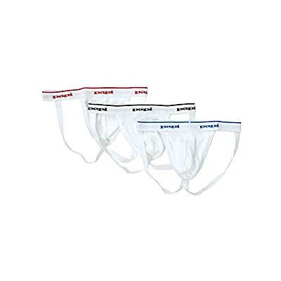 Papi Premium Cheeky Butt Flaunting Cotton Jock Strap Pack Of 3 Underwear Lot de 3 Homme (lot de 3) Papi Premium Cheeky Butt Flaunting Cotton Jock Strap Pack Of 3 Underwear Lot de 3 Homme (lot de 3)