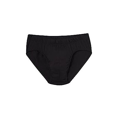 Dagi Lot de 2 slips basiques en coton pour homme, noir, taille L, Noir, L Dagi Lot de 2 slips basiques en coton pour homme, noir, taille L, Noir, L