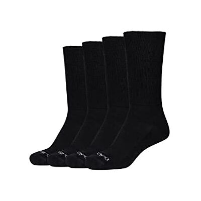 Camano Lot de 4 paires de chaussettes unisexes pour diabétiques, Noir, 43-46 EU Camano Lot de 4 paires de chaussettes unisexes pour diabétiques, Noir, 43-46 EU