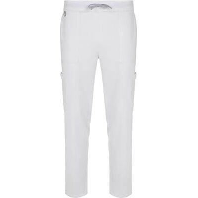 VELILLA 533020S Atlas Pantalon de pyjama PureStretch droit unisexe, blanc, taille S, blanc, S VELILLA 533020S Atlas Pantalon de pyjama PureStretch droit unisexe, blanc, taille S, blanc, S
