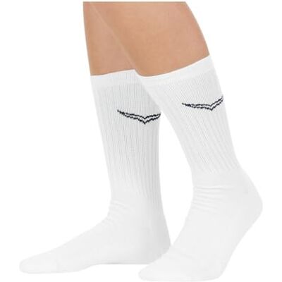 Trigema Herren Sportsocken Doppelpack Chaussettes De Sport, Lot de 2 Homme, Blanc (001), 28 W/28 L Trigema Herren Sportsocken Doppelpack Chaussettes De Sport, Lot de 2 Homme, Blanc (001), 28 W/28 L