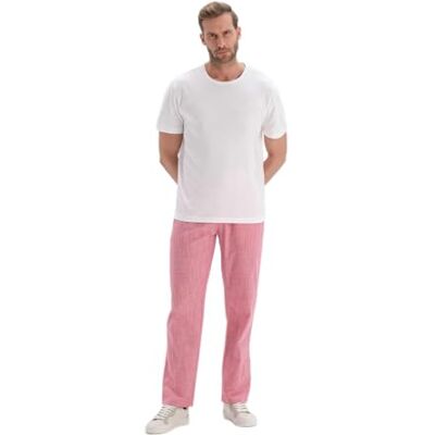 Dagi Pyjama pour homme en coton, XXL Pajama Bottom Rouge, rouge, XXL Dagi Pyjama pour homme en coton, XXL Pajama Bottom Rouge, rouge, XXL