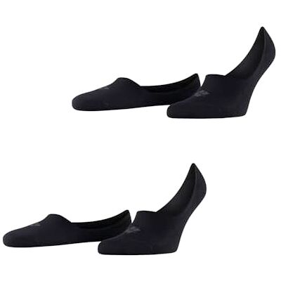 Burlington Everyday Multipack M In coton unies lot de 2 paires, Chaussettes invisibles Homme, Noir Black 3000, 43-44 Burlington Everyday Multipack M In coton unies lot de 2 paires, Chaussettes invisibles Homme, Noir Black 3000, 43-44