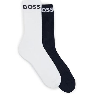 Boss 2P RS Sport CC Chaussettes Regular_Socks, Dark Blue401, 45 FR/48 FR Homme Boss 2P RS Sport CC Chaussettes Regular_Socks, Dark Blue401, 45 FR/48 FR Homme