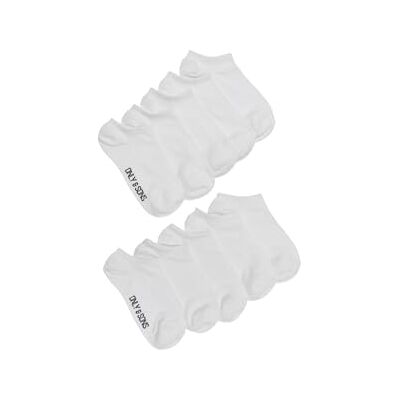 Only & Sons Lot de 10 paires de chaussettes de sport ONSFINCH, Blanches Lot : 10, 43-46 EU Only & Sons Lot de 10 paires de chaussettes de sport ONSFINCH, Blanches Lot : 10, 43-46 EU