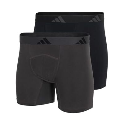 adidas Herren Unterwäsche Bosershorts 2er Pack Ergonomic Boxer Brief (2pk) Active Flex Cotton Ergonomic Caleçon boxeur Homme adidas Herren Unterwäsche Bosershorts 2er Pack Ergonomic Boxer Brief (2pk) Active Flex Cotton Ergonomic Caleçon boxeur Homme