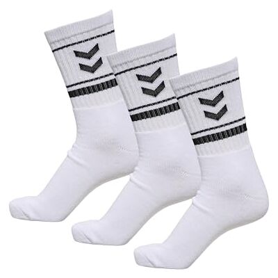 hummel Chaussette Mixte, Weiß, 41-45 EU hummel Chaussette Mixte, Weiß, 41-45 EU