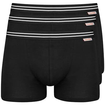 Nur Die Nur Der Boxer (Lot de 3) Homme, Noir, XXL Nur Die Nur Der Boxer (Lot de 3) Homme, Noir, XXL