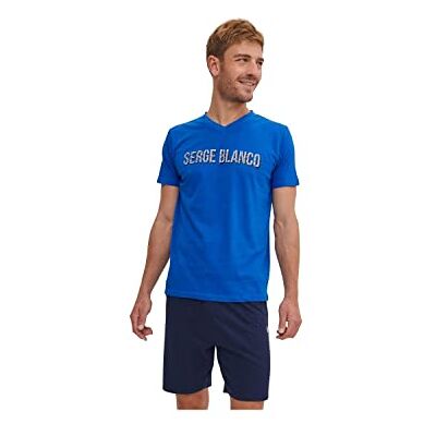 Blanco Pyjama Homme Court 100% Coton, Vêtements de Nuit Homme, Ensemble Doux et Confortable Blanco Pyjama Homme Court 100% Coton, Vêtements de Nuit Homme, Ensemble Doux et Confortable