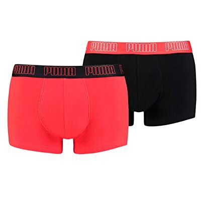 PUMA Trunk sous-vêtement, Rouge/Noir, S (Lot de 2) Homme, Rouge/Noir, S PUMA Trunk sous-vêtement, Rouge/Noir, S (Lot de 2) Homme, Rouge/Noir, S