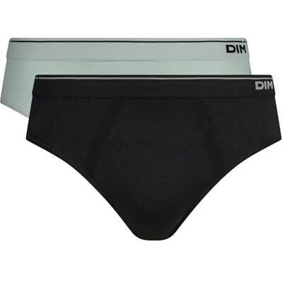 DIM Homme Sans Couture Coton x2 Slip Coton Stretch Finition Invisible Confort Quotidien Maintien Naturel DIM Homme Sans Couture Coton x2 Slip Coton Stretch Finition Invisible Confort Quotidien Maintien Naturel