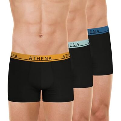 Athena Easy Color Lh98 sous-vêtement Homme, Noir Ceinture Orange/Noir Ceinture Amande/Noir Ceinture Bleue, 3XL Athena Easy Color Lh98 sous-vêtement Homme, Noir Ceinture Orange/Noir Ceinture Amande/Noir Ceinture Bleue, 3XL