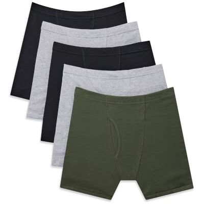 Gildan Herren Boxershorts, Verdeckter Bund, Multipack Boxeur ajusté Homme (lot de 5) Gildan Herren Boxershorts, Verdeckter Bund, Multipack Boxeur ajusté Homme (lot de 5)