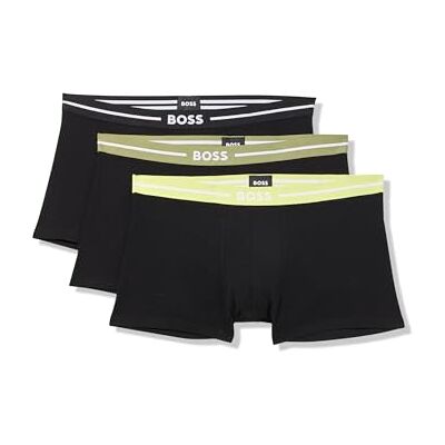 Boss HUGO Lot de 3 caleçons en coton pour homme 3 3 pièces de 3 Baúles De Algodón 3 Lot de 3 boxers en coton pour homme, Carbone noir, M Boss HUGO Lot de 3 caleçons en coton pour homme 3 3 pièces de 3 Baúles De Algodón 3 Lot de 3 boxers en coton pour homme, Carbone noir, M