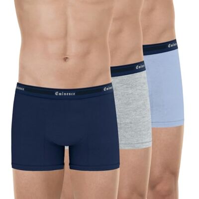 Eminence – Boxer Homme – Lot de 3 – Tailor Bio – Oeko-TEX® & GOTS – Coupe Ergonomique Eminence – Boxer Homme – Lot de 3 – Tailor Bio – Oeko-TEX® & GOTS – Coupe Ergonomique