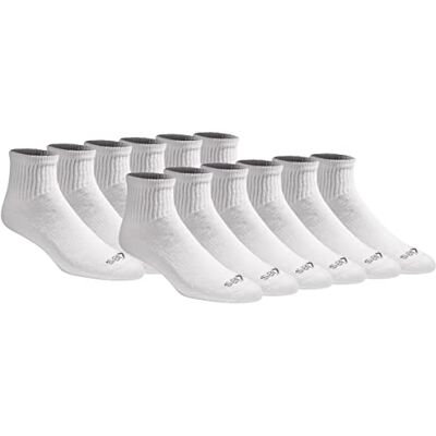 Dickies Chaussettes (Lot de 12) Homme, Blanc uni (12 paires), pointure: 35-39 EU Dickies Chaussettes (Lot de 12) Homme, Blanc uni (12 paires), pointure: 35-39 EU
