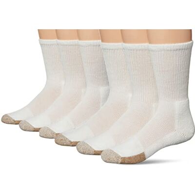 Thorlos Thorlo Lot de 6 chaussettes de tennis Tx unisexes, Blanc., Large Thorlos Thorlo Lot de 6 chaussettes de tennis Tx unisexes, Blanc., Large