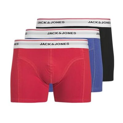 JACK & JONES JUNIOR Jackayden Solid Trunks Sn Jnr Lot de 3 boxers solides pour homme Noir Numeric_152 (lot de 3), Noir, numeric_152 JACK & JONES JUNIOR Jackayden Solid Trunks Sn Jnr Lot de 3 boxers solides pour homme Noir Numeric_152 (lot de 3), Noir, numeric_152