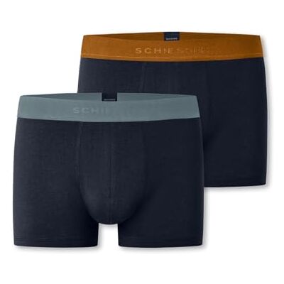 Schiesser Lot de 2 boxers longs pour homme en coton bio 95/5 En coton biologique, Assortis 12_180195, 8 Schiesser Lot de 2 boxers longs pour homme en coton bio 95/5 En coton biologique, Assortis 12_180195, 8