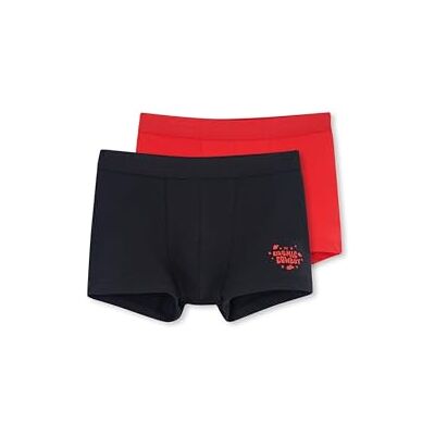 Dagi Lot de 2 boxers en coton à motifs pour homme, rouge marine, standard, rouge marine, taille unique Dagi Lot de 2 boxers en coton à motifs pour homme, rouge marine, standard, rouge marine, taille unique