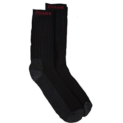 Dickies Chaussettes homme, Chaussettes de travail industrielles, Lot de 2 paires, Coloris Assortis, 710, Assorted Colours, 710 Dickies Chaussettes homme, Chaussettes de travail industrielles, Lot de 2 paires, Coloris Assortis, 710, Assorted Colours, 710