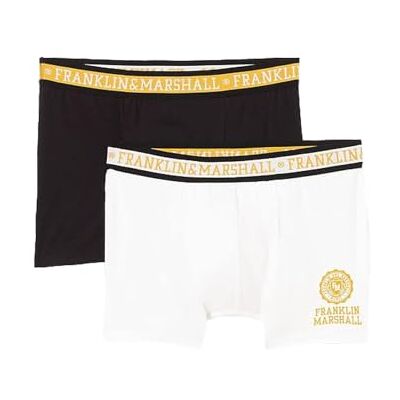 Marshall Boxer Optio Pantalons Homme, White/Black/Gold, XL Marshall Boxer Optio Pantalons Homme, White/Black/Gold, XL