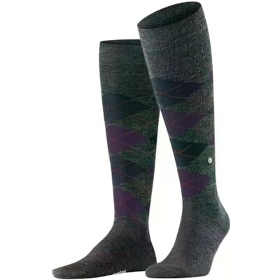 Burlington homme Melange Edinburgh chaussettes respirantes régulation climatique anti-odeur laine mi-mollet motif fantaisie 1 paire Burlington homme Melange Edinburgh chaussettes respirantes régulation climatique anti-odeur laine mi-mollet motif fantaisie 1 paire