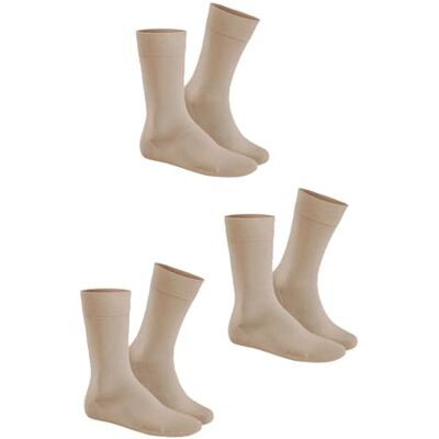 Hudson Simply³ Lot de 3 paires de chaussettes unisexes Beige mélangé 43-46, Beige mélangé 0799, 43-46 EU Hudson Simply³ Lot de 3 paires de chaussettes unisexes Beige mélangé 43-46, Beige mélangé 0799, 43-46 EU
