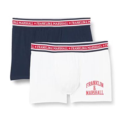 Marshall Boxershorts-I101292 Blanc/Bleu/Rouge M Marshall Boxershorts-I101292 Blanc/Bleu/Rouge M