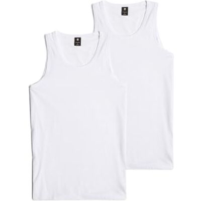 G-STAR RAW Base Tank Top 2-pack Sous-vêtement Homme (lot de 2) G-STAR RAW Base Tank Top 2-pack Sous-vêtement Homme (lot de 2)