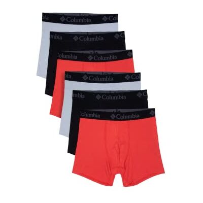 Columbia Boxeur ajusté Homme, Orange Sang, Noir, Gris Froid, M Columbia Boxeur ajusté Homme, Orange Sang, Noir, Gris Froid, M
