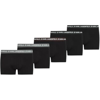 KARL LAGERFELD B.V , Men's, Logo Trunk Colorband (5 Pack) Trunks Homme KARL LAGERFELD B.V , Men's, Logo Trunk Colorband (5 Pack) Trunks Homme